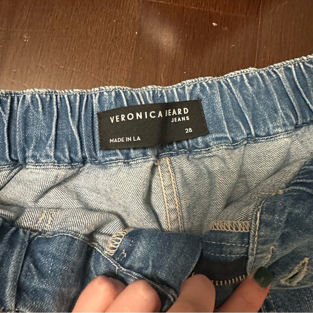 Veronica Beard Arya Jeans with Elastic Waist - Picture 2 of 3